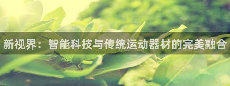 三亿体育官网下载招商电话：新视界：智能科技与传统运动器材的完